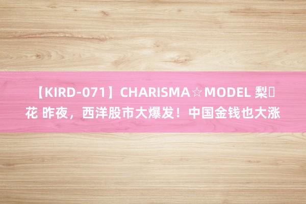【KIRD-071】CHARISMA☆MODEL 梨々花 昨夜，西洋股市大爆发！中国金钱也大涨