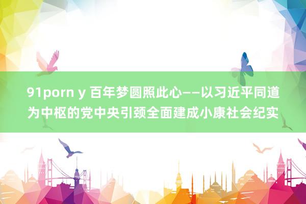 91porn y 百年梦圆照此心——以习近平同道为中枢的党中央引颈全面建成小康社会纪实