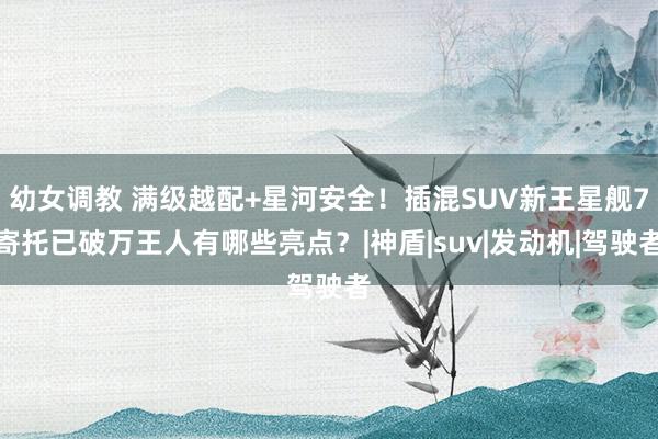 幼女调教 满级越配+星河安全！插混SUV新王星舰7寄托已破万王人有哪些亮点？|神盾|suv|发动机|驾驶者