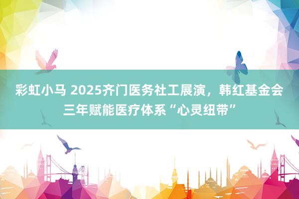 彩虹小马 2025齐门医务社工展演，韩红基金会三年赋能医疗体系“心灵纽带”